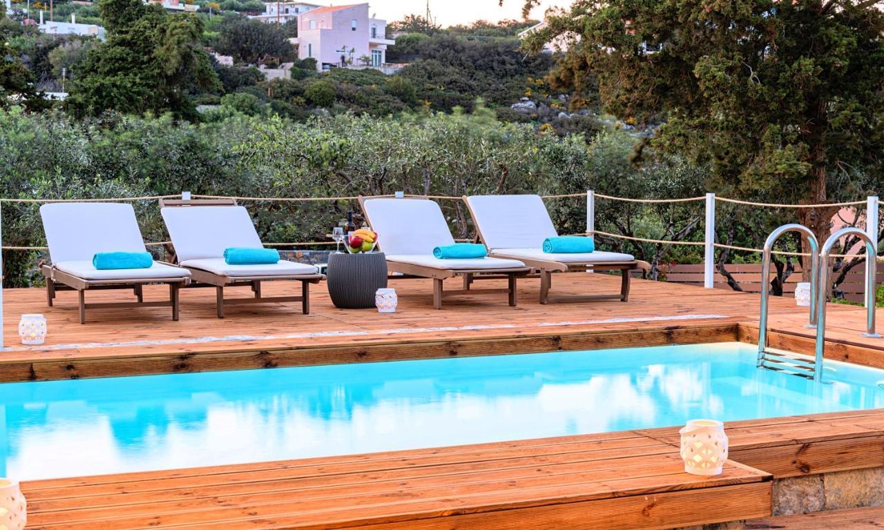 Cretan Heated Pool Vilă Agios Nikolaos