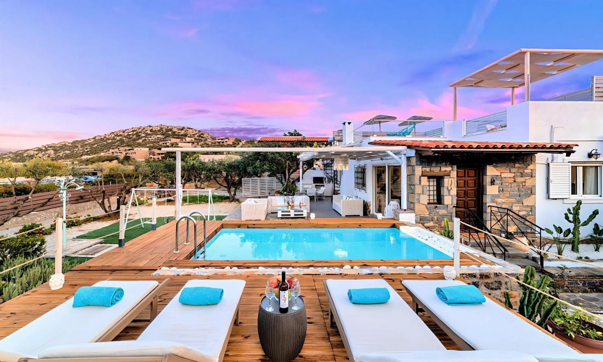 Cretan Heated Pool Βίλα Άγιος Νικόλαος